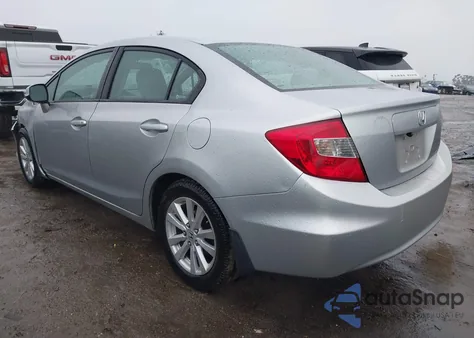 2012 Honda Civic Ex z USA, uszkodzony, nr VIN 2HGFB2F85CH608837